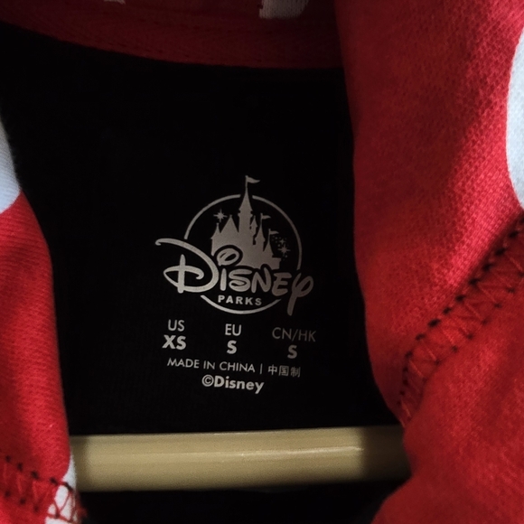 Disney's hooded Minnie Mouse black and red hoodie size small - Picture 3 of 5